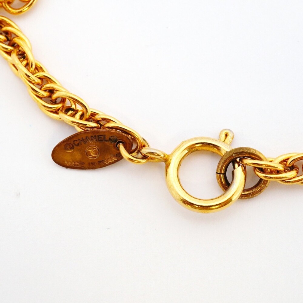 CHANEL Gold Logo Necklace - Picture 4 of 6